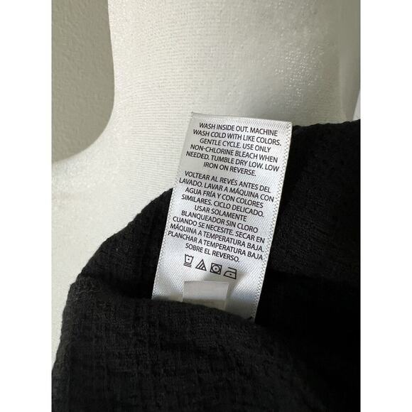 Women’s Black Comfortable 3/4 Sleeve Embroidered Neck And Sleeve Size XXL (20) - Picture 6 of 7